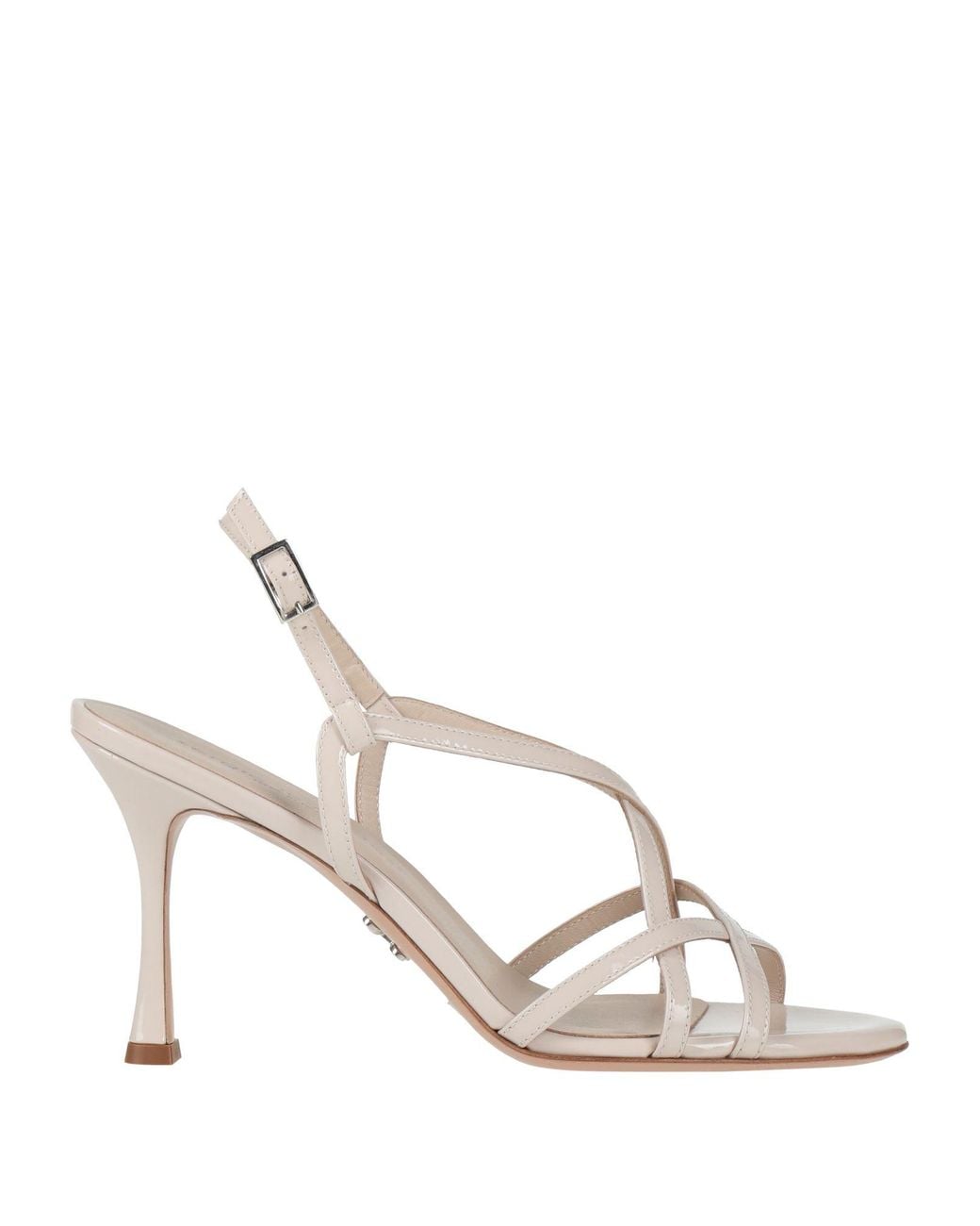 Sergio Levantesi Natural Ivory Sandals Leather