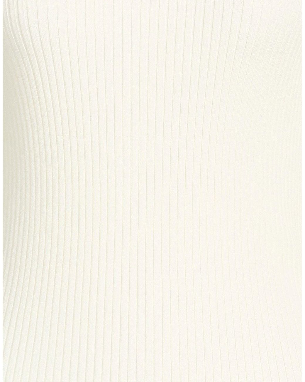 Akep White Sweater Viscose, Polyamide, Elastane