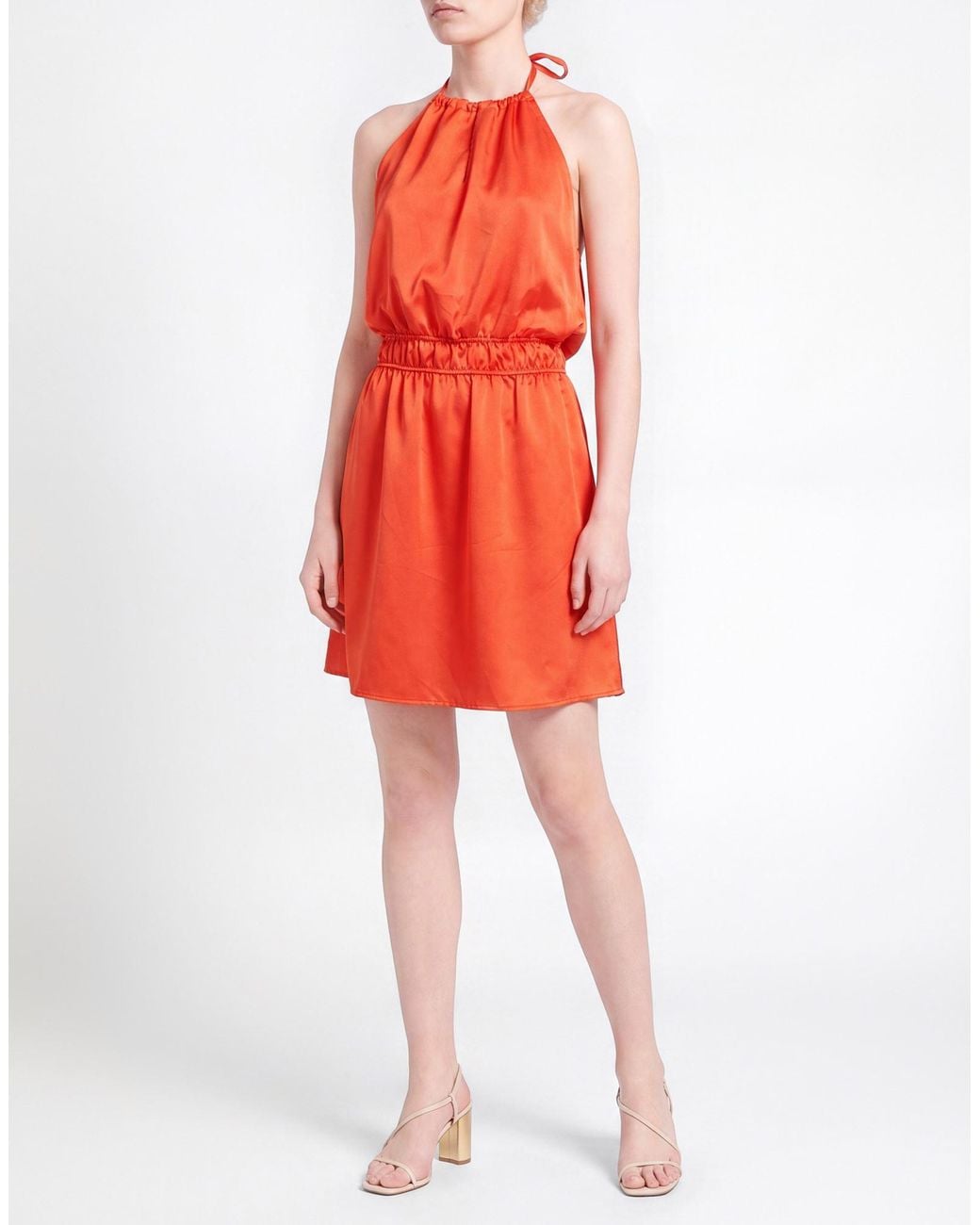Rebel Queen Red Mini Dress Polyester, Elastane