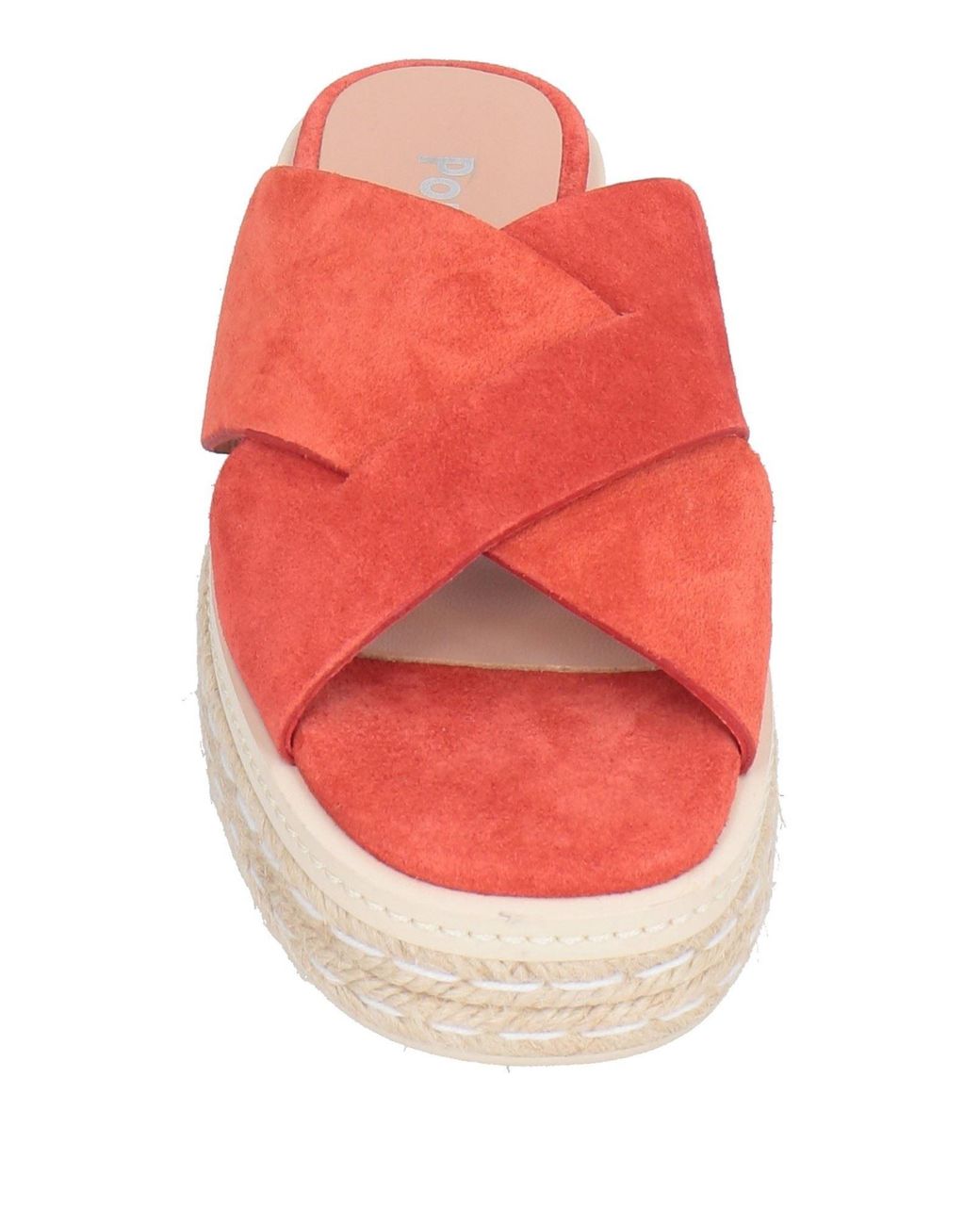 Pollini Pink Suede Espadrille Sandals