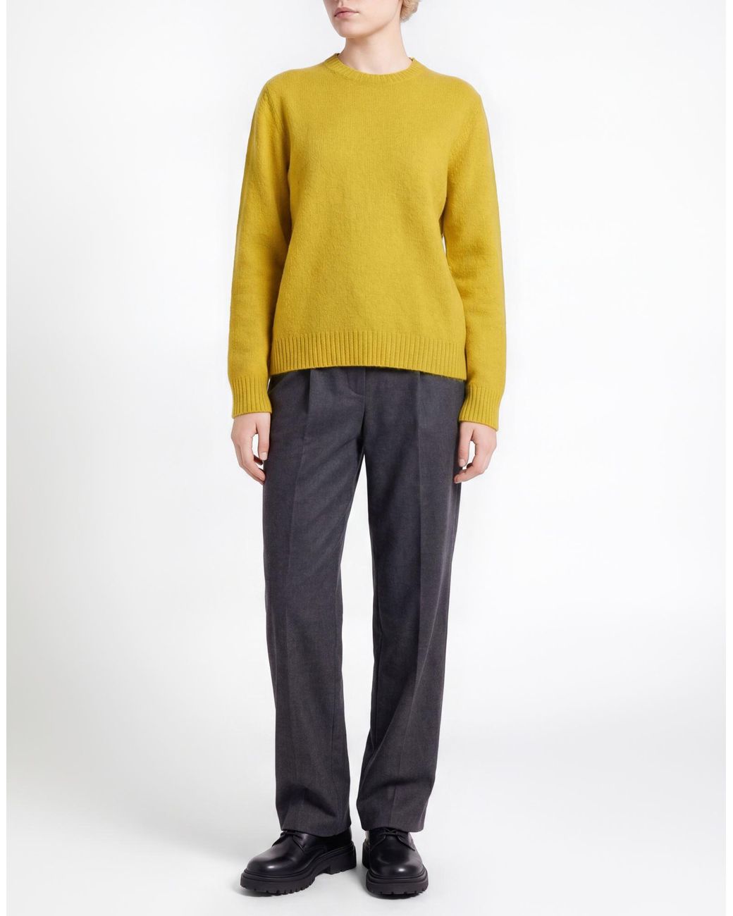 Jil Sander Yellow Sweater Wool