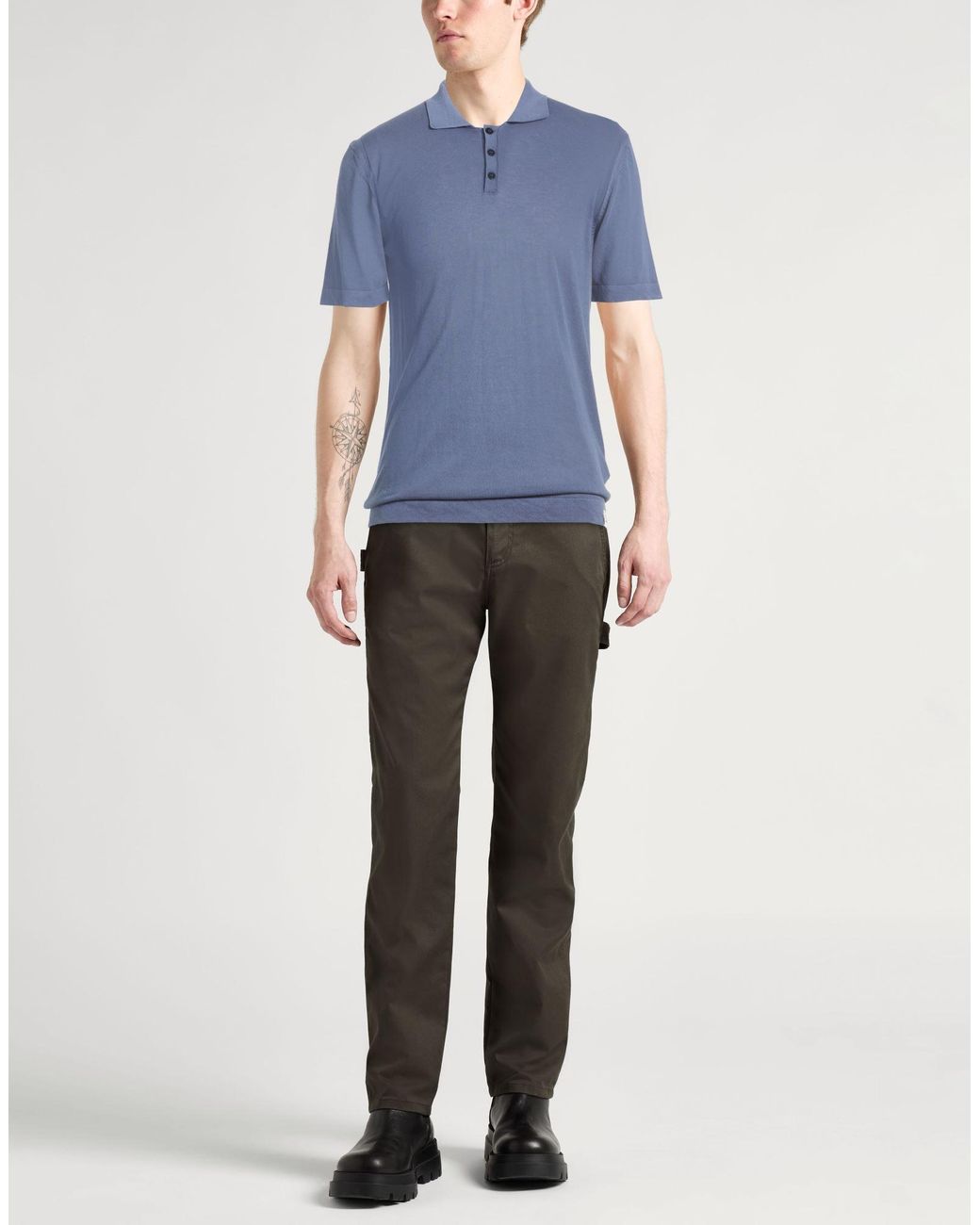 Polo Peuterey de hombre de color Blue