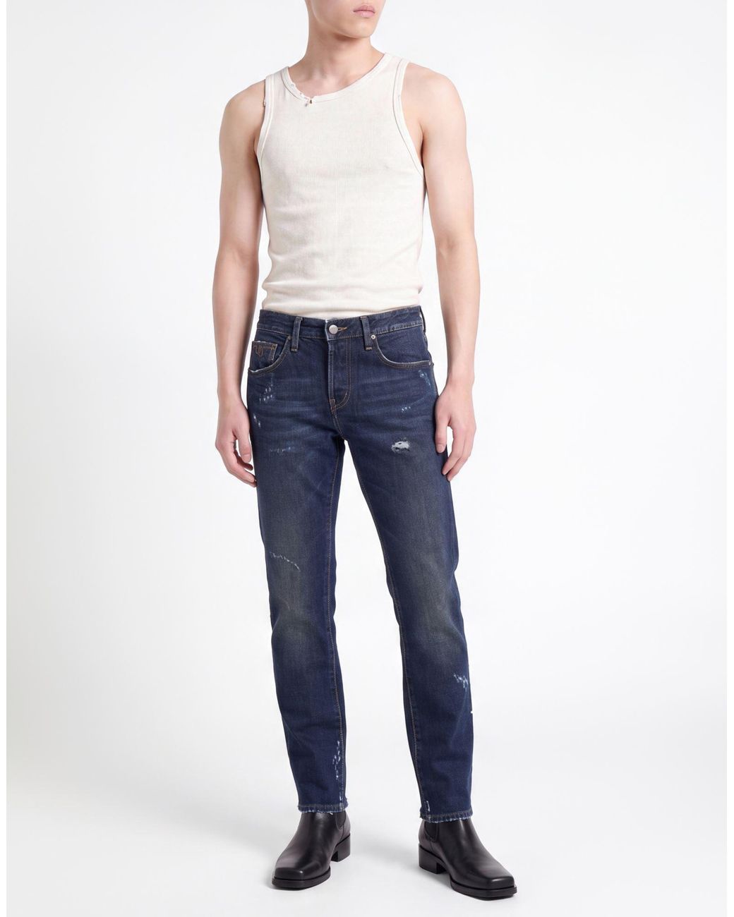 Just Cavalli Blue Jeans Cotton for men