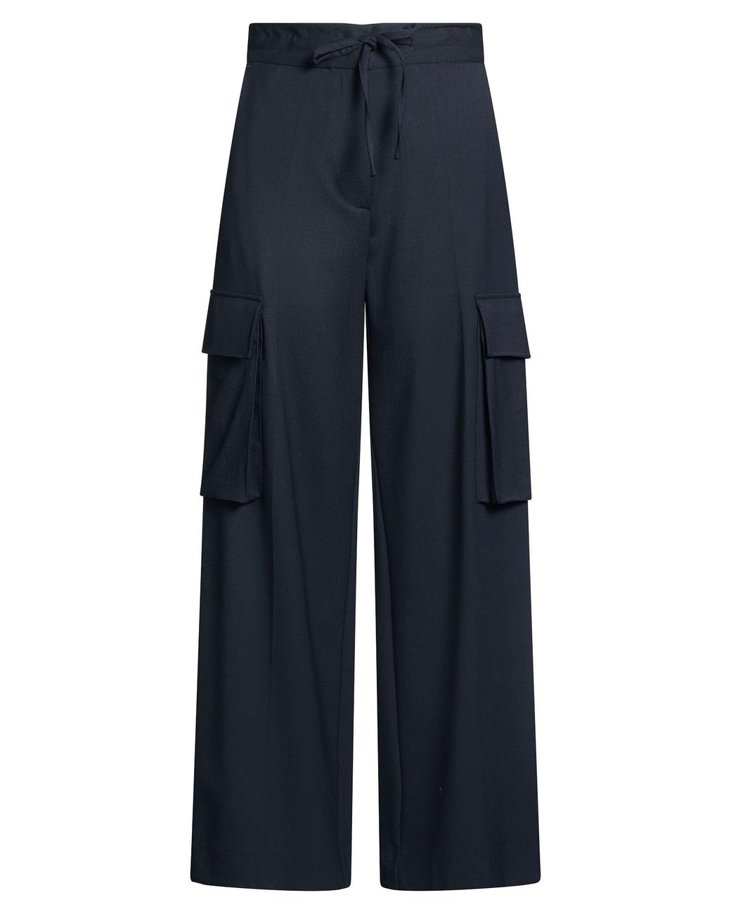 P.A.R.O.S.H. Blue Midnight Pants Virgin Wool, Elastane
