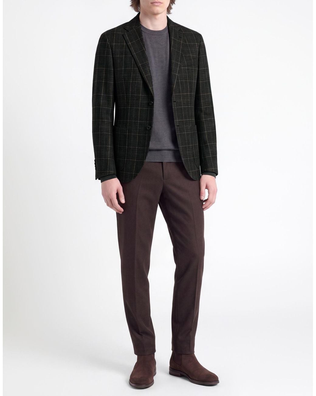 Paoloni Black Blazer for men