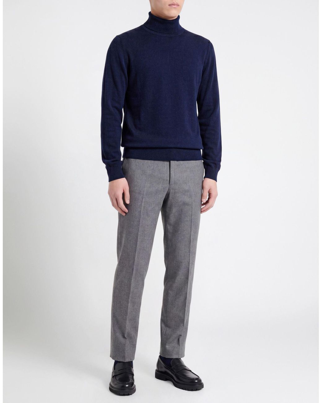 Gran Sasso Blue Turtleneck for men