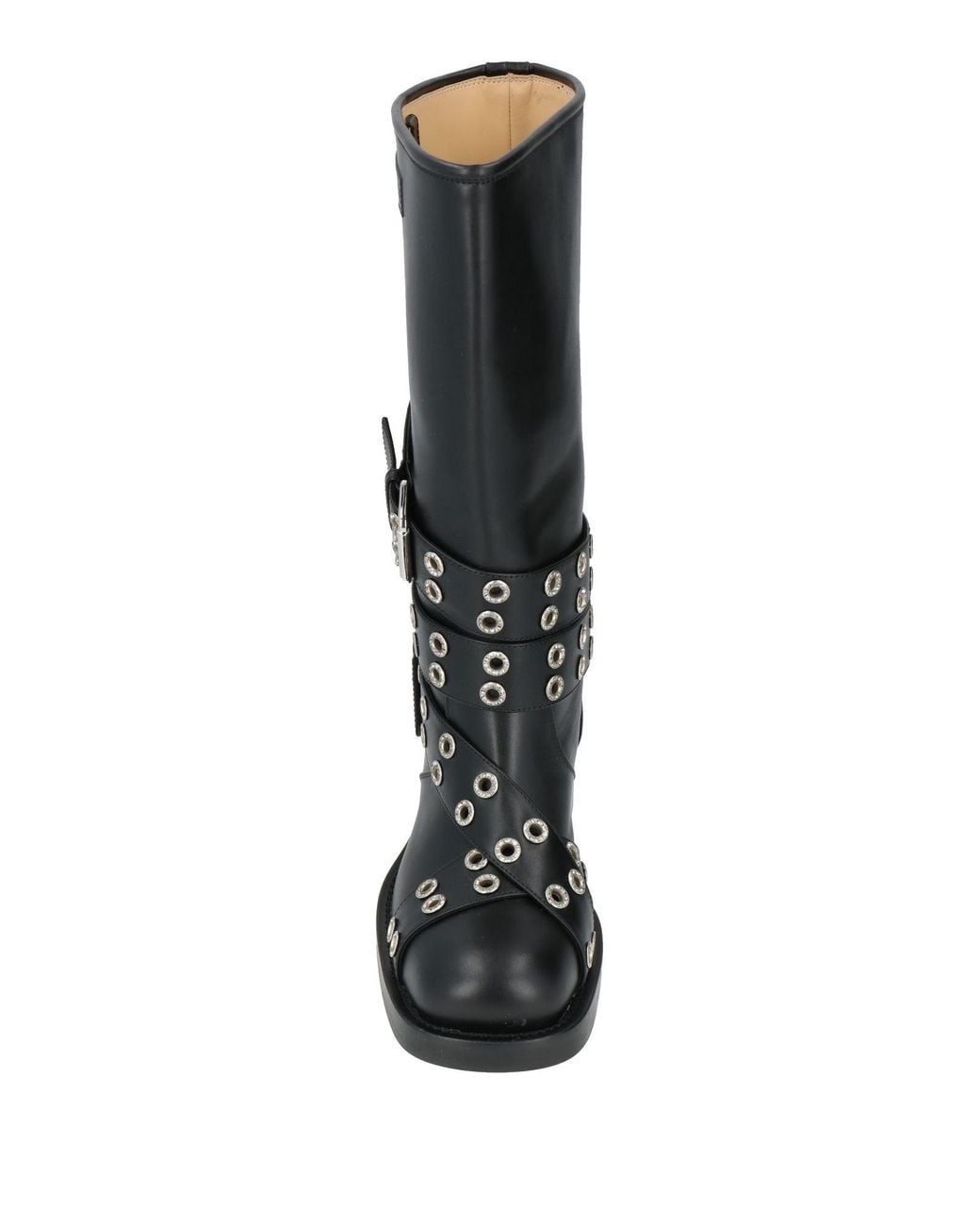 Mach & Mach Black Boot Leather