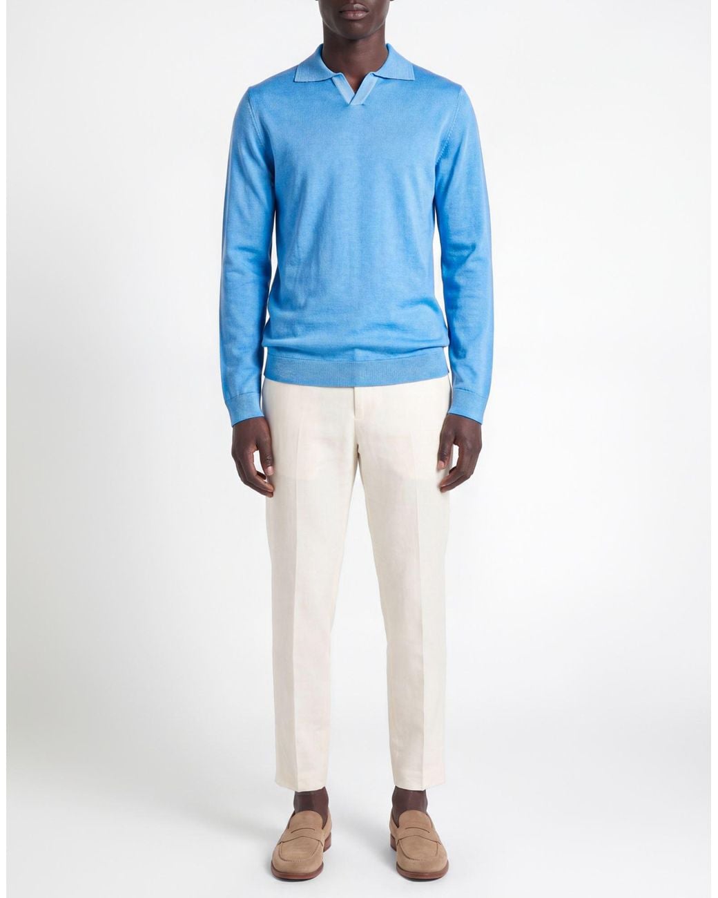 Daniele Fiesoli Blue Jumper for men