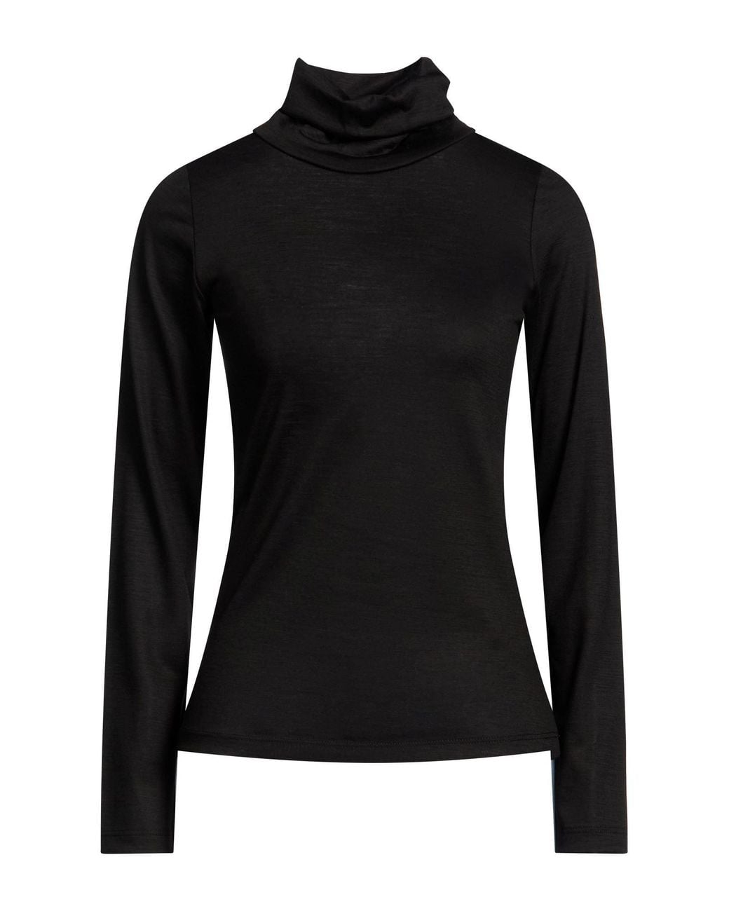 Alpha Studio Black T-Shirt Wool