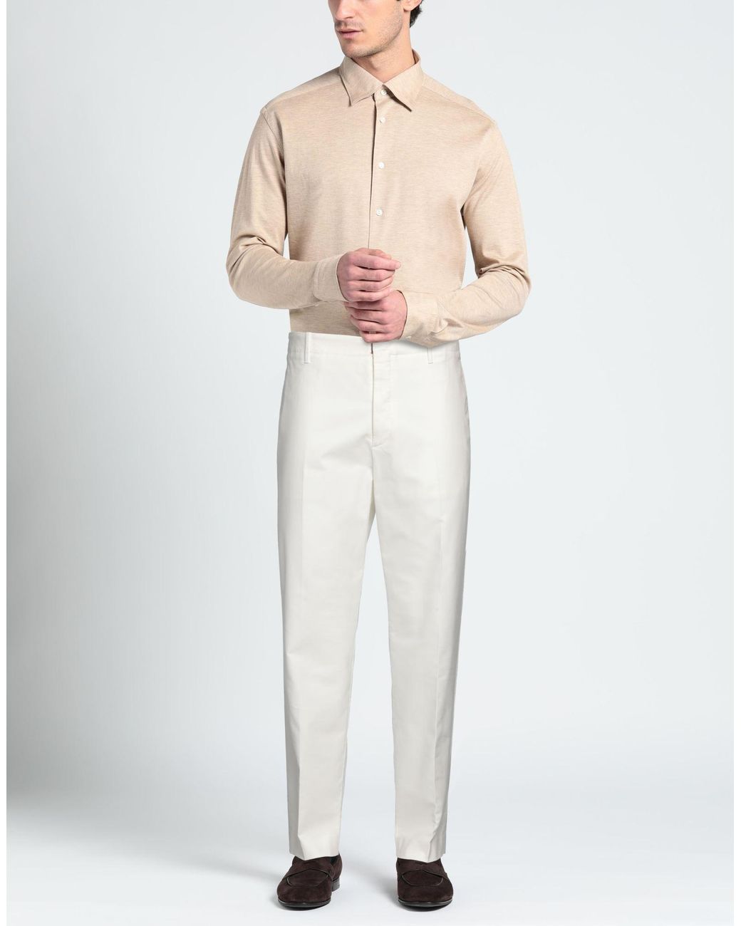 hindustrie White Trouser for men