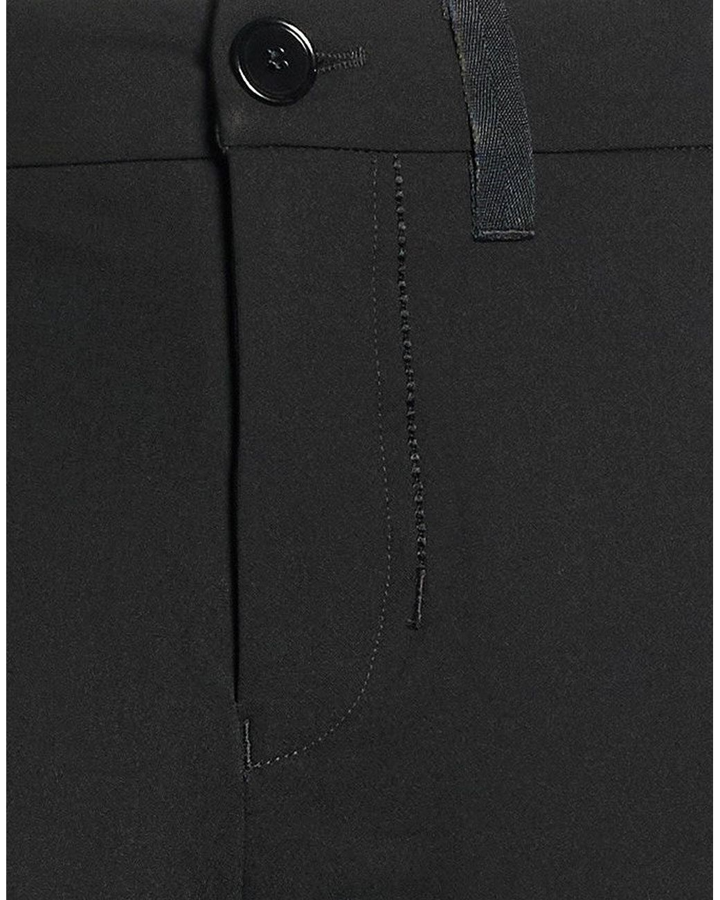 High Black Pants Polyester, Rayon, Elastane