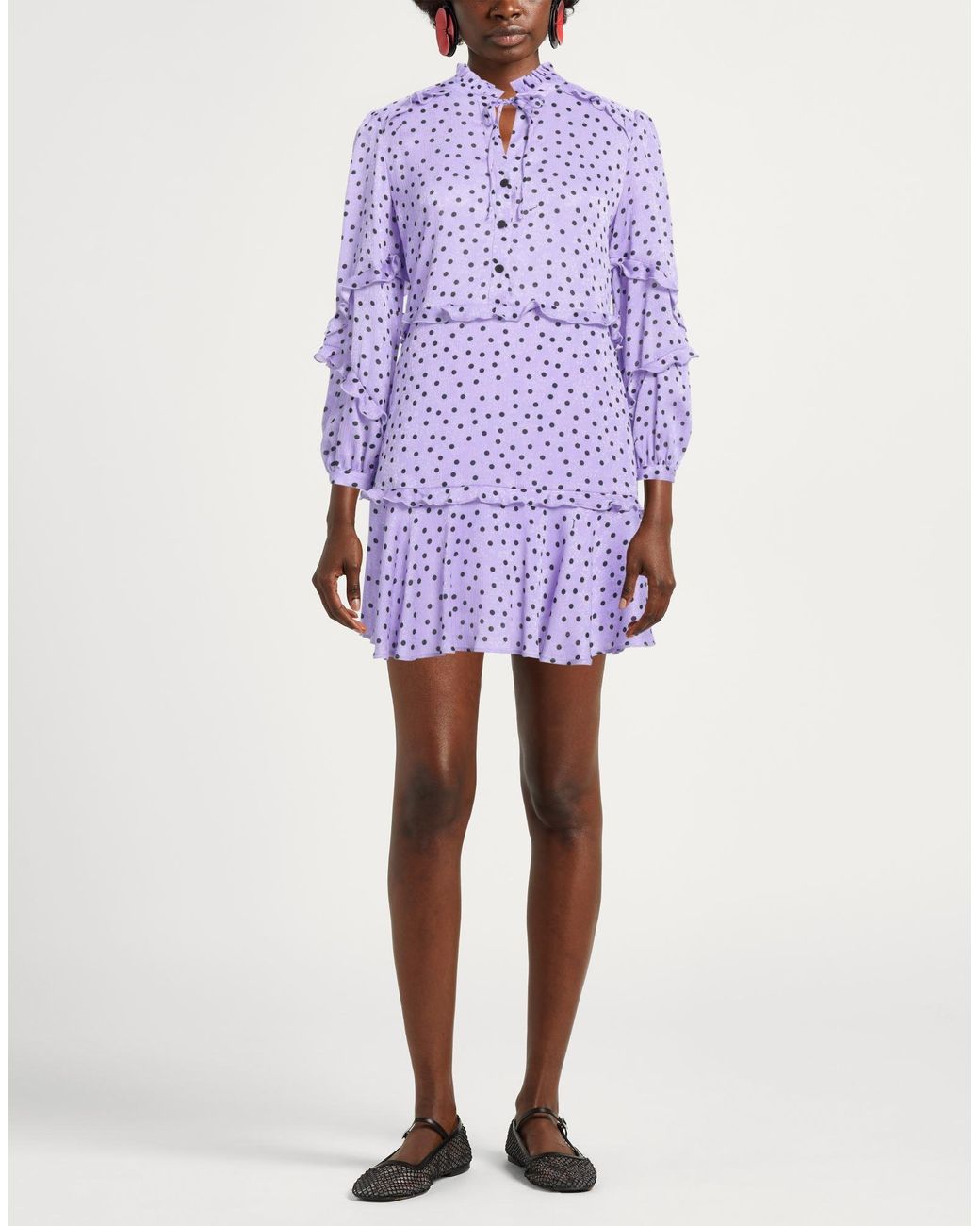 Pinko Purple Mini Dress