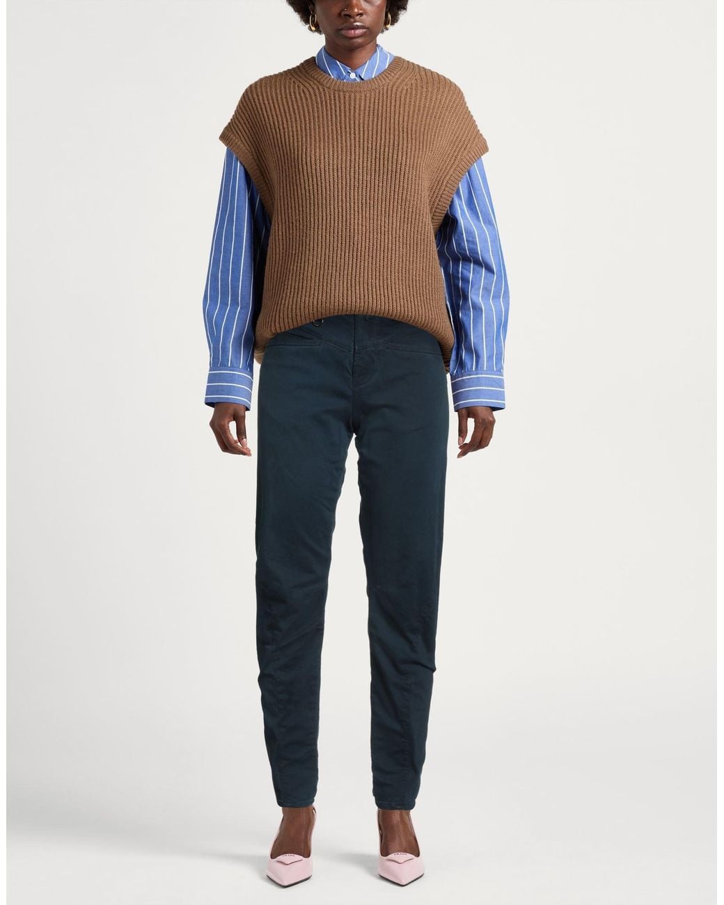 High Blue Pants Cotton, Elastane