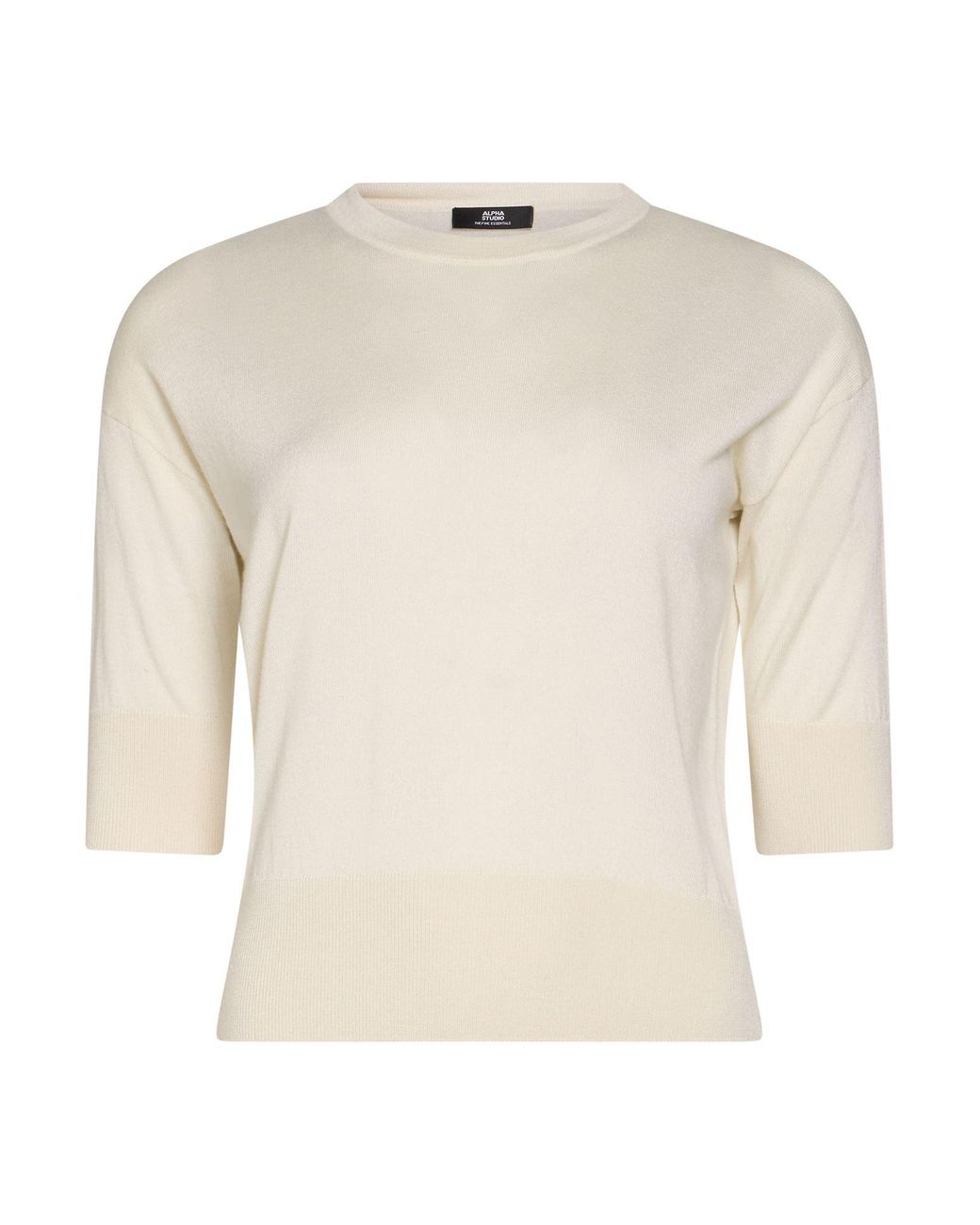 Pullover Alpha Studio de color White