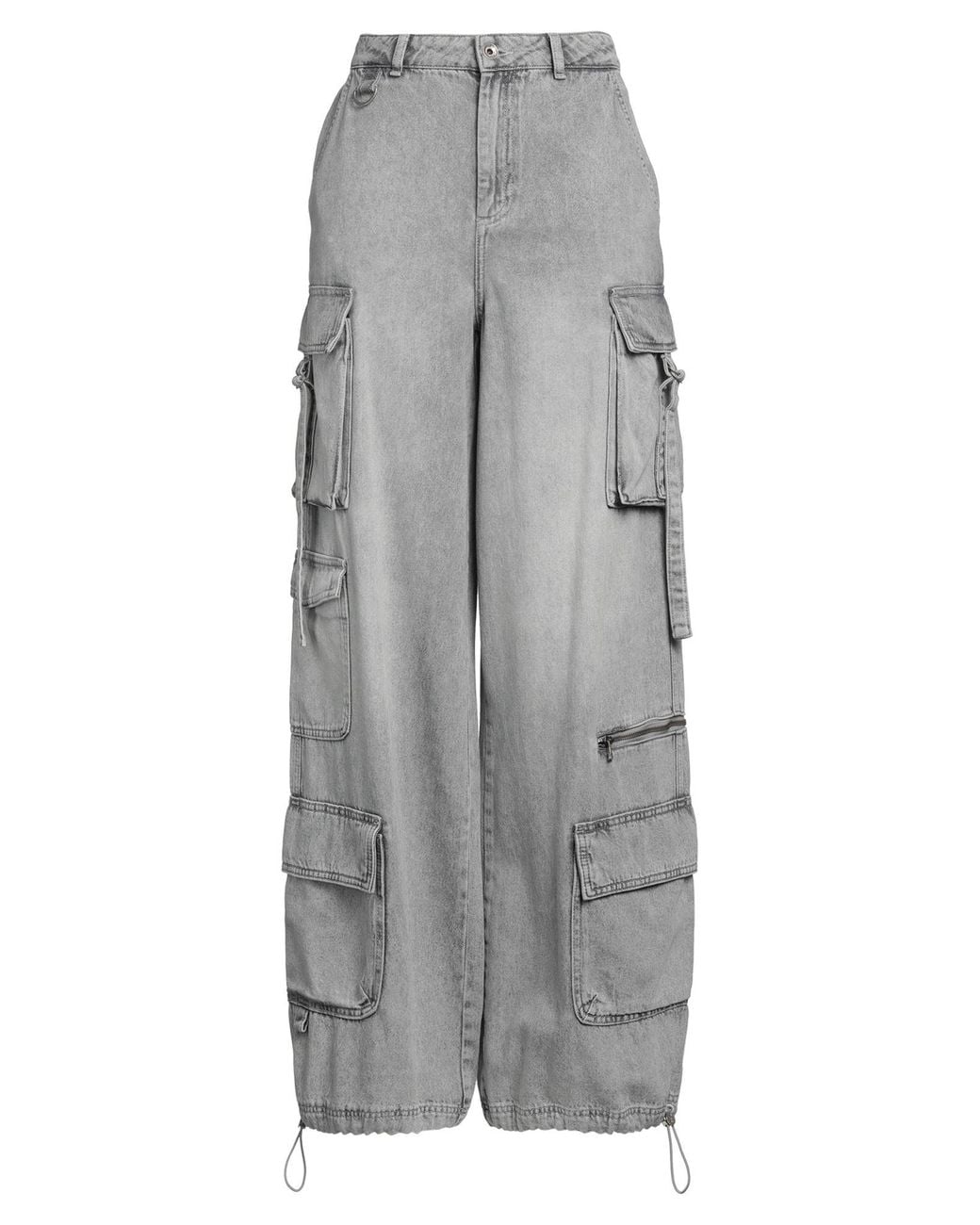 Patrizia Pepe Gray Jeans Cotton