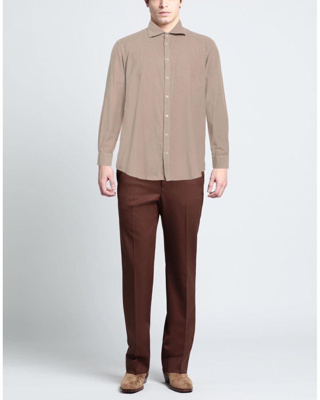 Massimo Alba Hemd in Brown für Herren