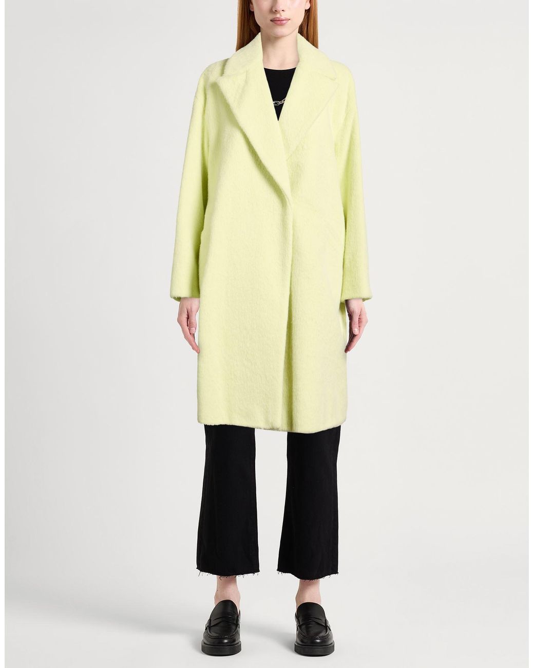 Elena Miro Yellow Coat Polyester