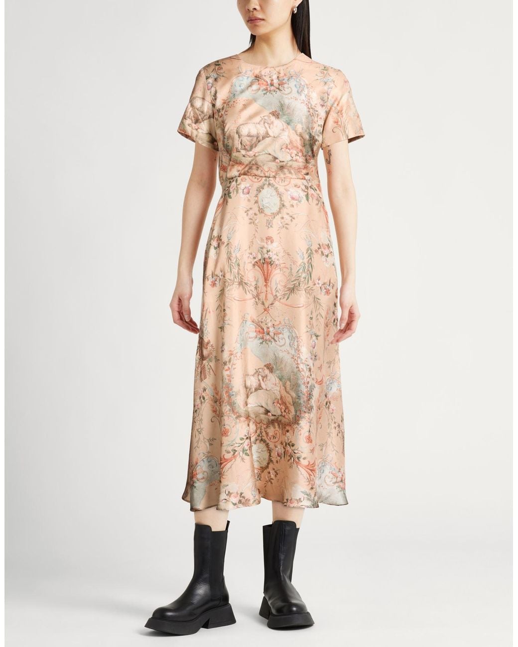 Paul & Joe Natural Midi Dress Silk
