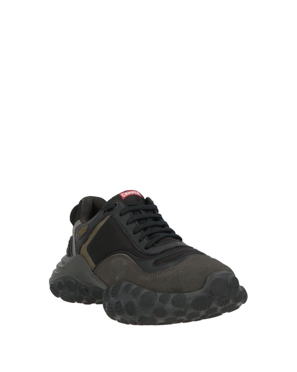 Camper Black Sneakers Leather, Textile Fibers