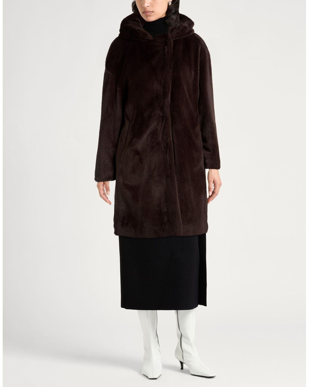 Herno Black Shearling & Teddy