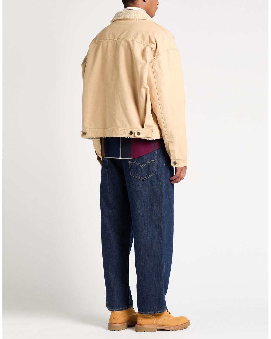 DSquared² Natural Jacket Cotton, Polyester, Acrylic for men