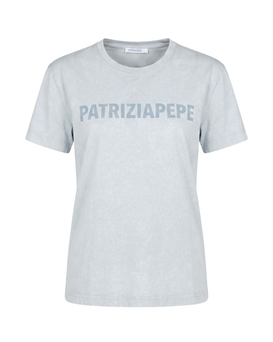 Patrizia Pepe Blue Light T-Shirt Cotton
