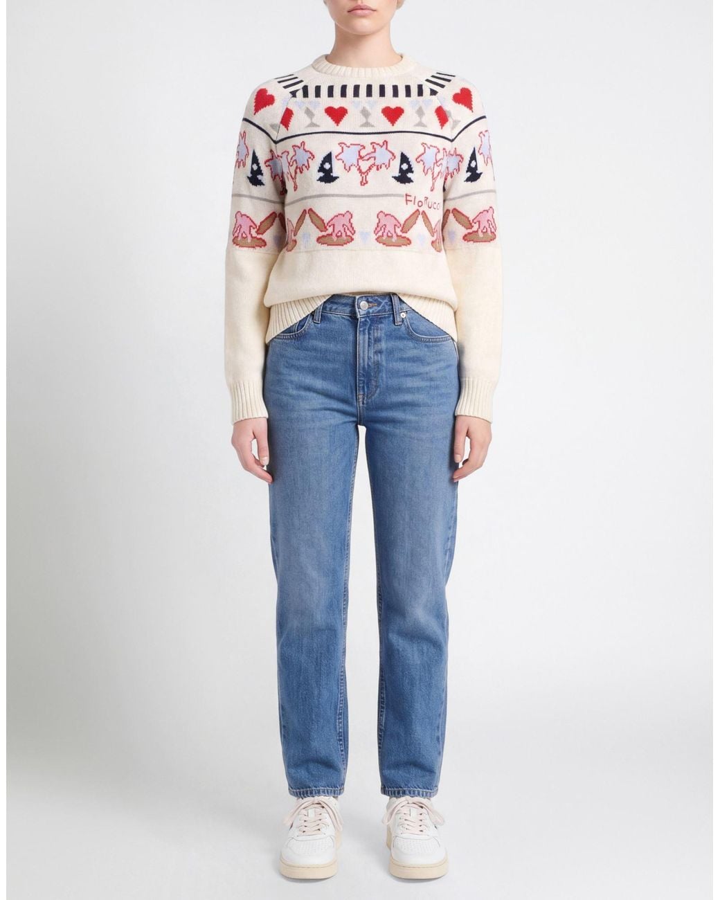 Fiorucci Pink Sweater Wool, Acrylic