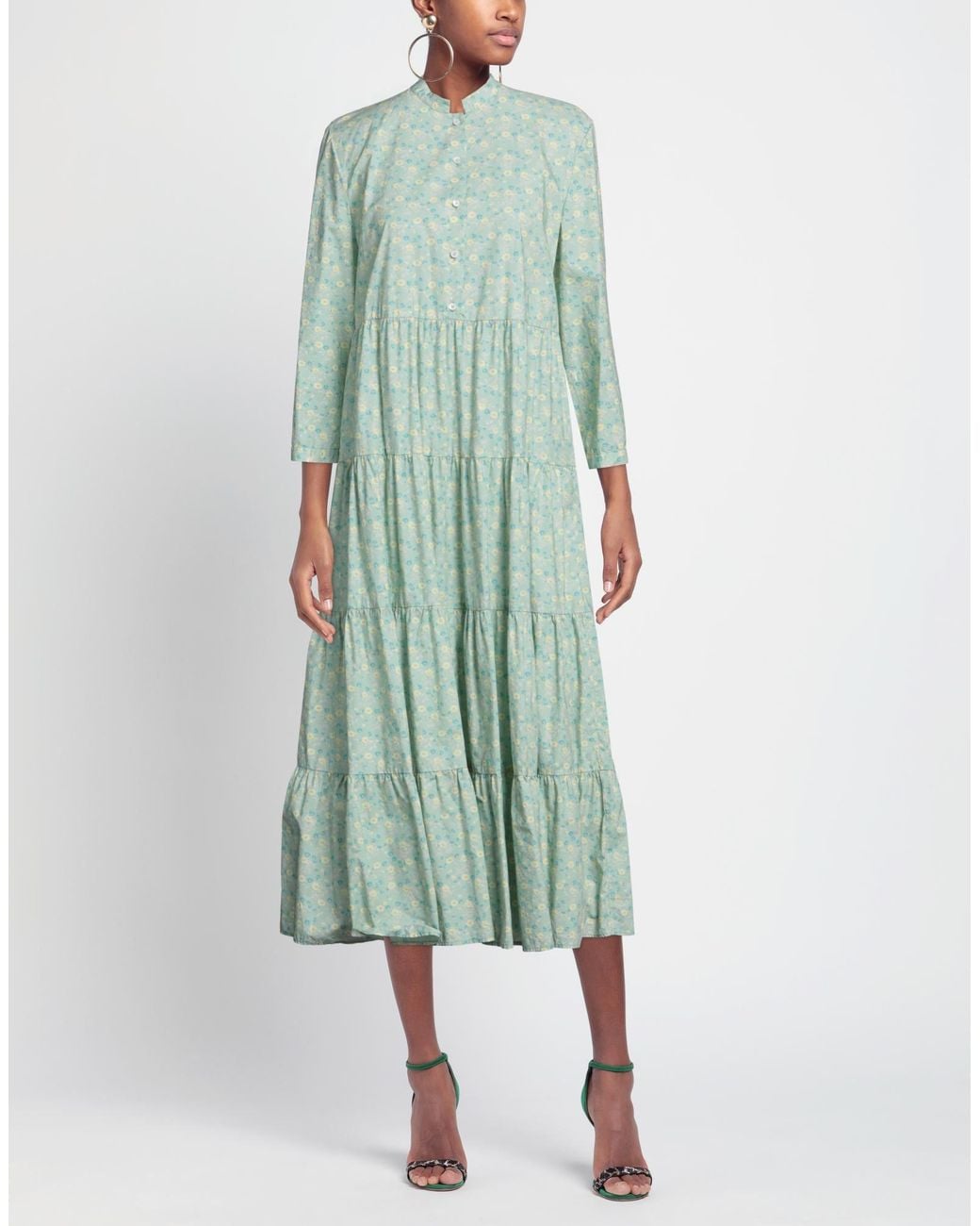 Aspesi Green Midi Dress
