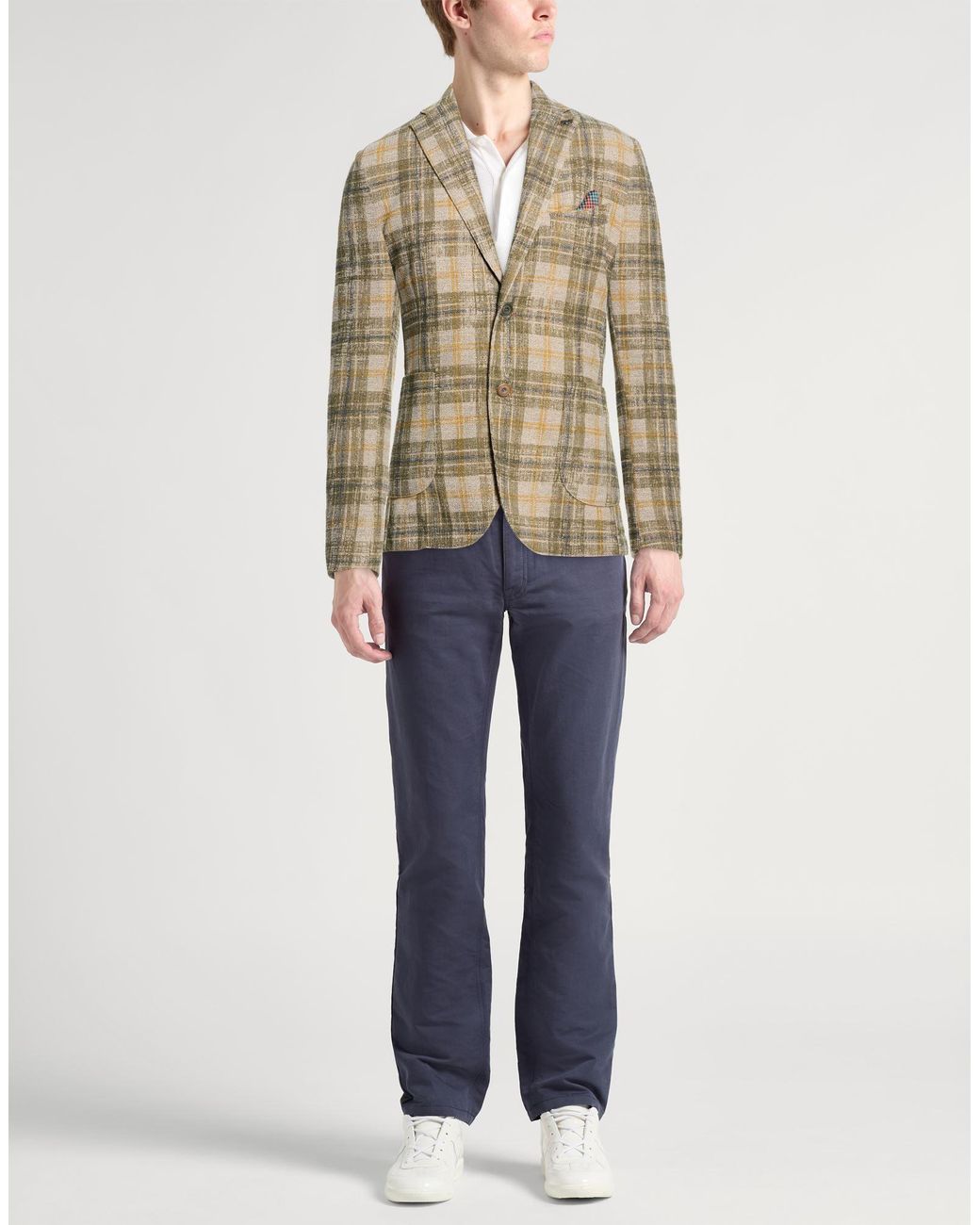 Bob Green Blazer Polyester, Cotton for men