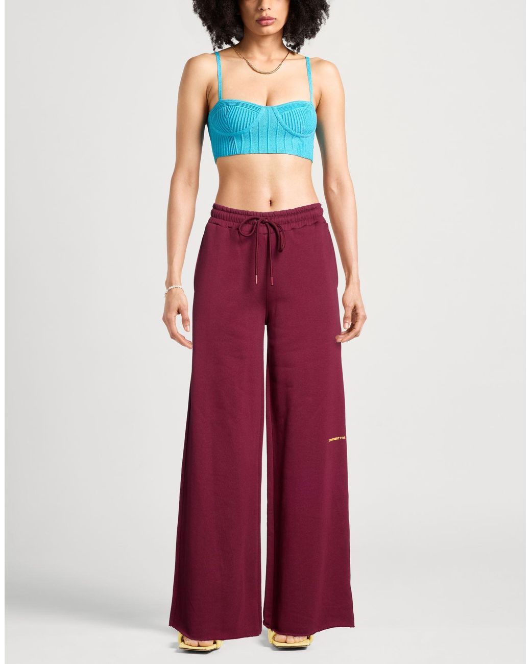 Department 5 Red Brick Pants Cotton