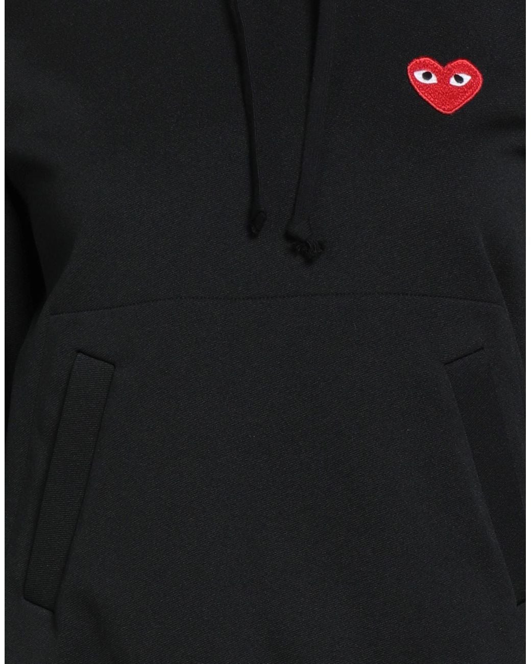 COMME DES GARÇONS PLAY Black Sweatshirt Polyester