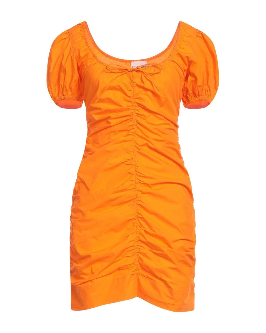 Ganni Orange Mini Dress