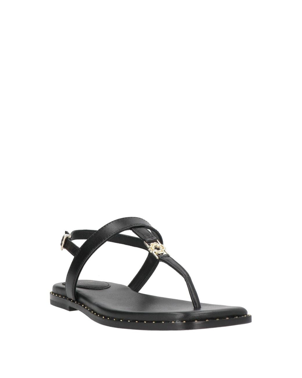 Maje Black Thong Sandals