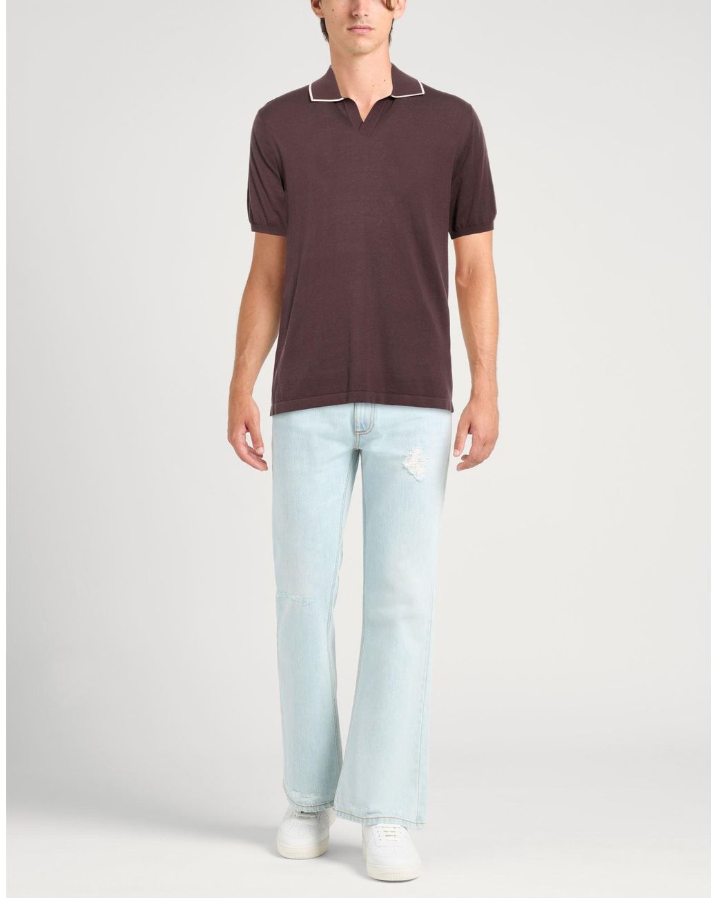 Polo Mc2 Saint Barth de hombre de color Purple