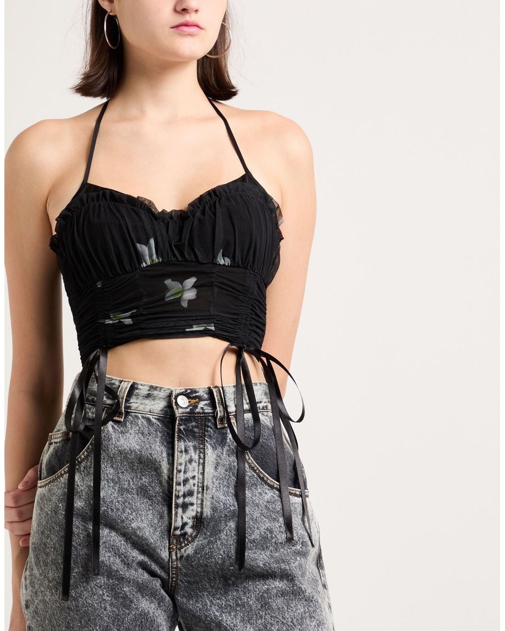 Pinko Black Top Polyamide, Elastane
