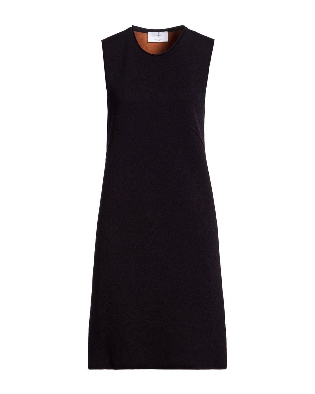 Daniele Fiesoli Black Collezione N_01 Mini Dress Merino Wool, Polyamide, Elastane