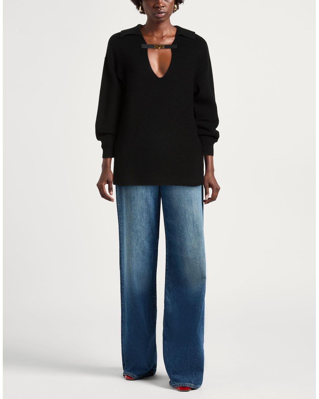 Elisabetta Franchi Black Jumper