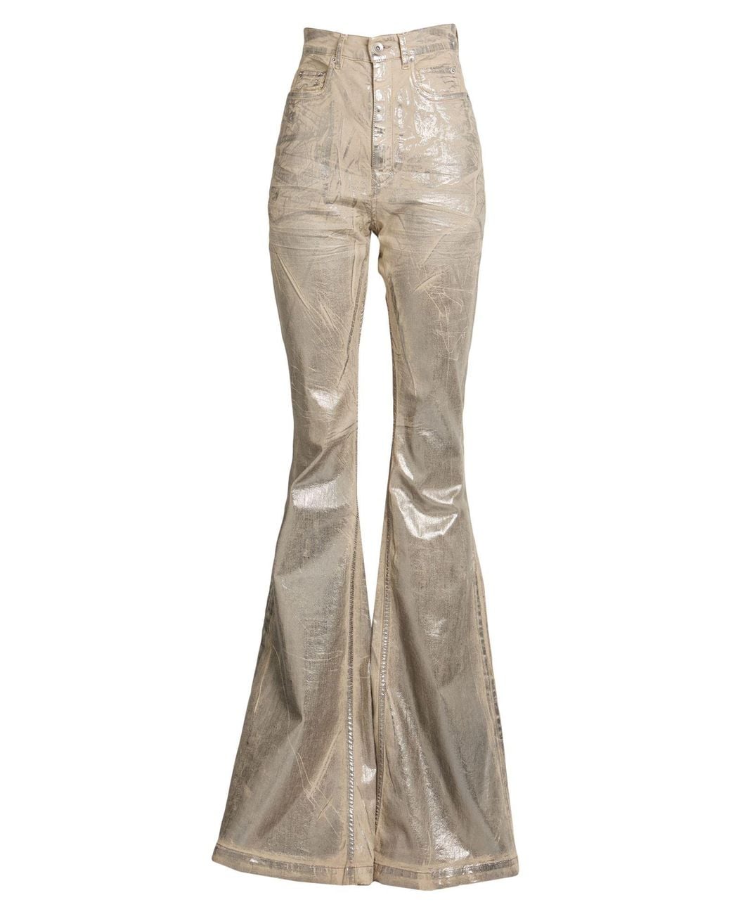 Rick Owens Natural Jeans Cotton, Polyester, Rubber