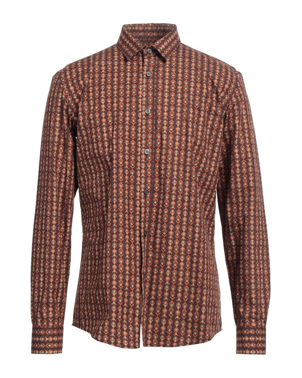 Daniele Alessandrini Brown Shirt for men