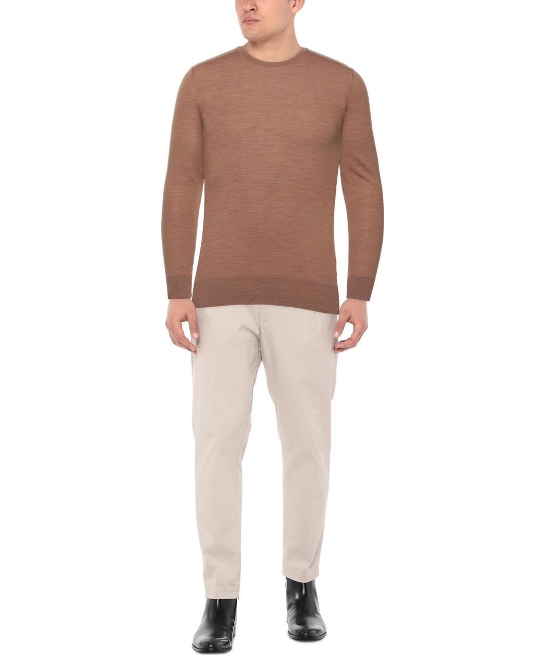 Patrizia Pepe Brown Jumper for men