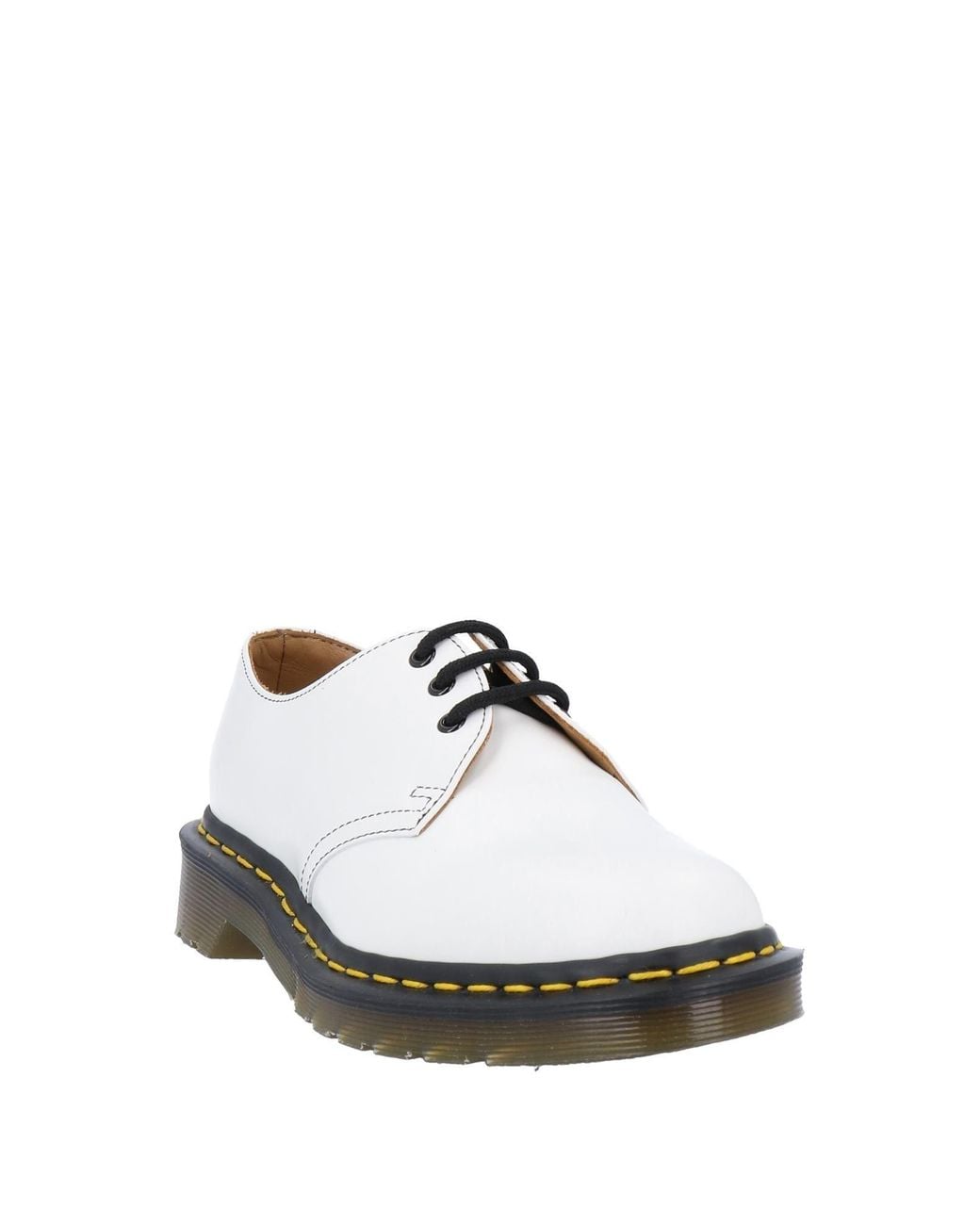 Dr. Martens White Lace-Up Shoes
