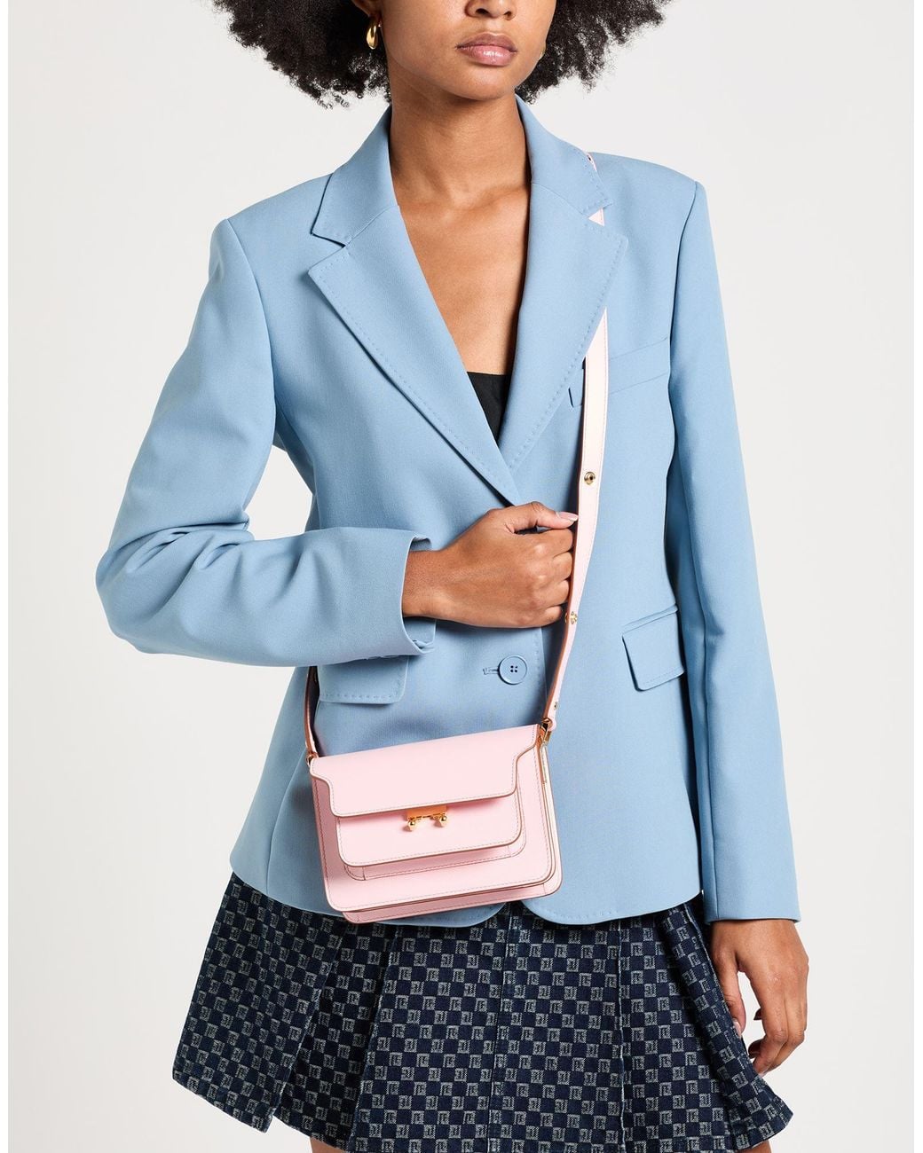 Marni Pink Cross-Body Bags