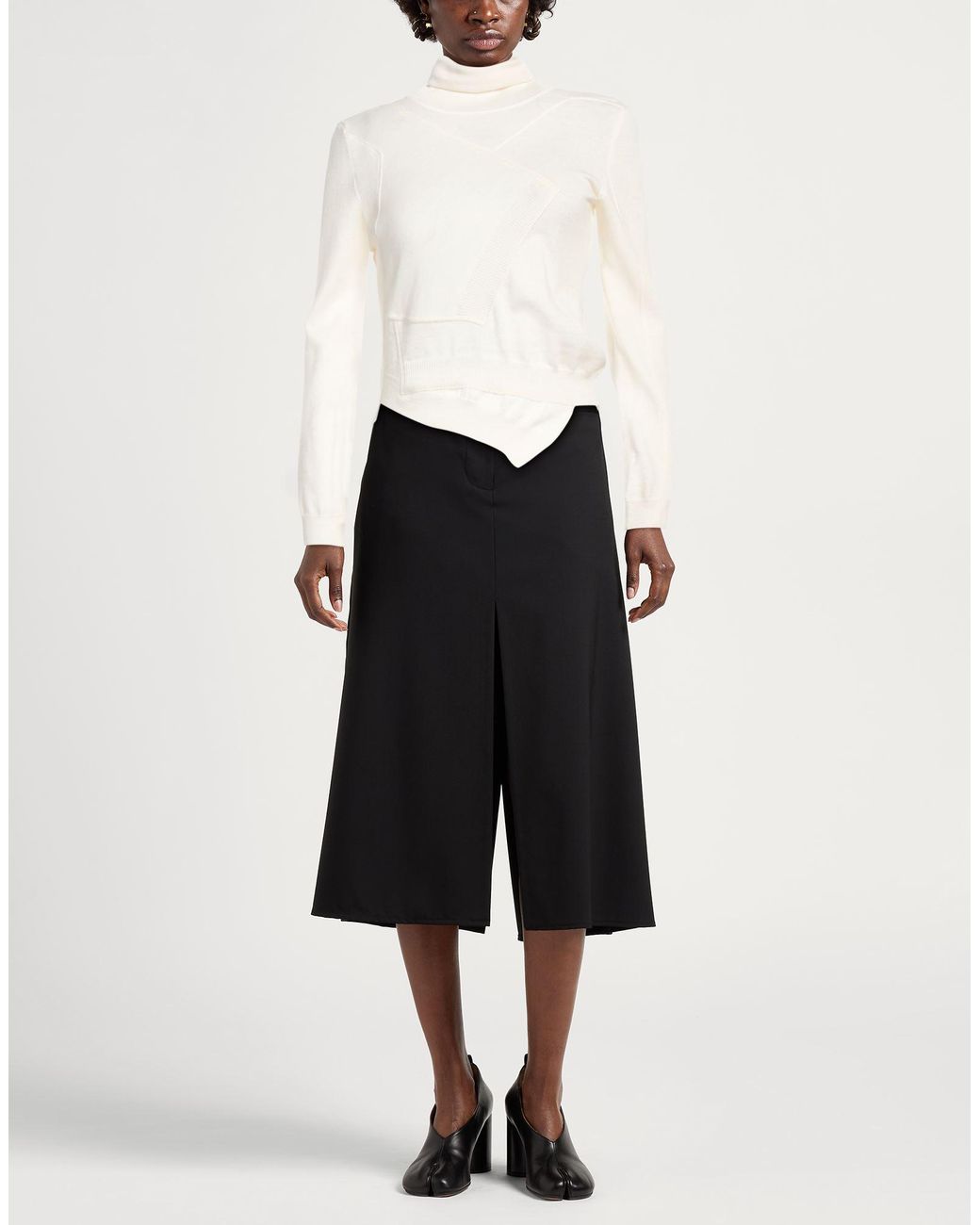 MM6 by Maison Margiela White Turtleneck