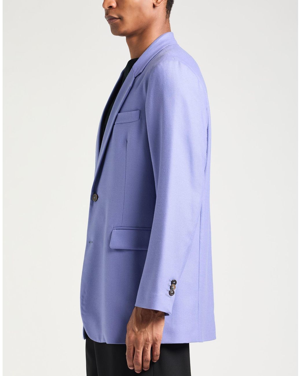 Grifoni Blue Light Blazer Wool, Elastane for men