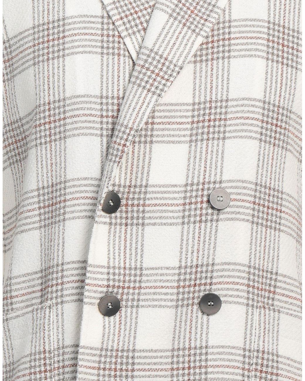 T-jacket By Tonello White Blazer Cotton, Polyester for men