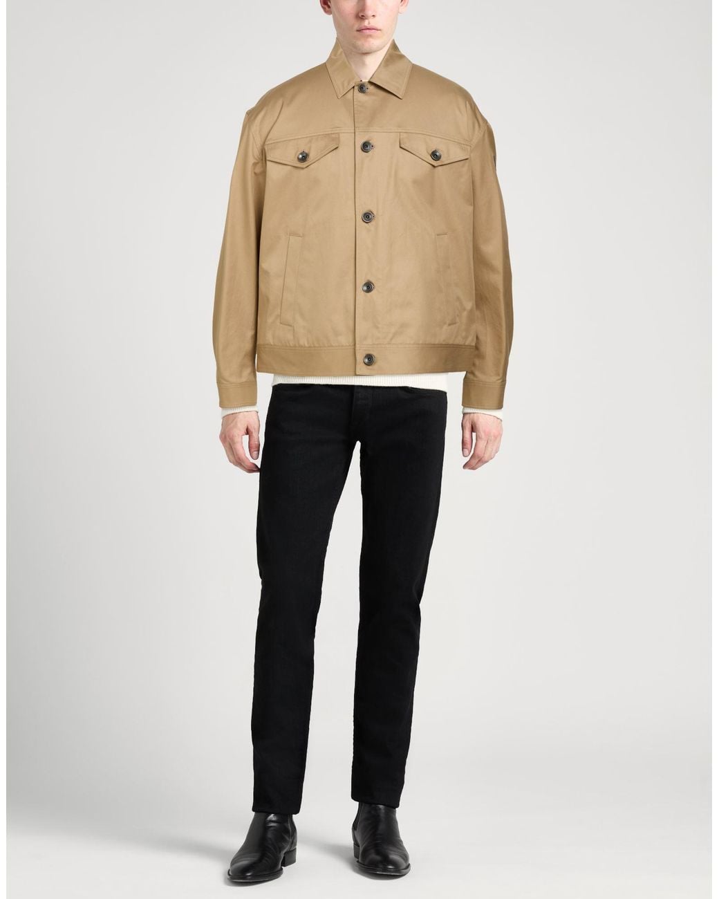 Herno Brown Jacket Cotton for men