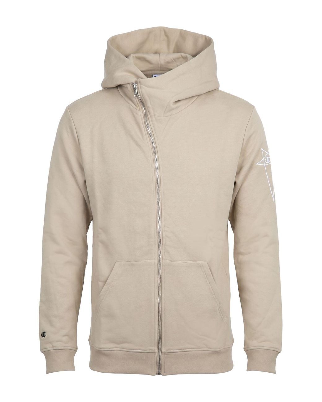 Rick Owens X Champion Natural Light Sweatshirt Cotton for men