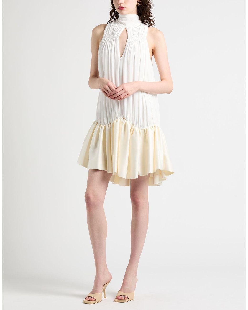 ROTATE BIRGER CHRISTENSEN White Mini Dress
