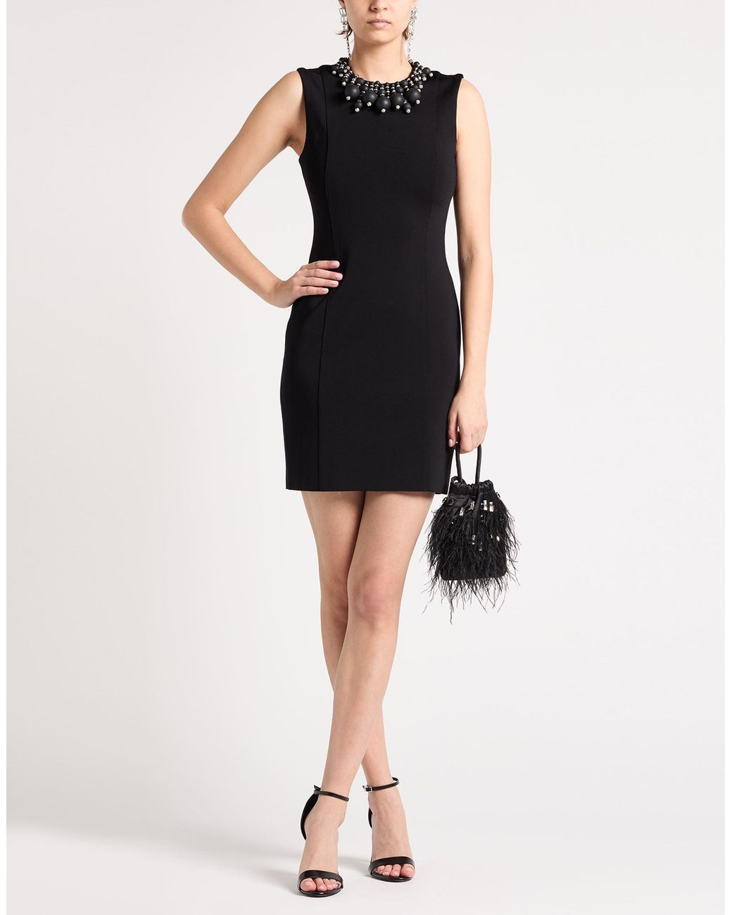 Givenchy Black Mini Dress Viscose, Polyamide, Elastane