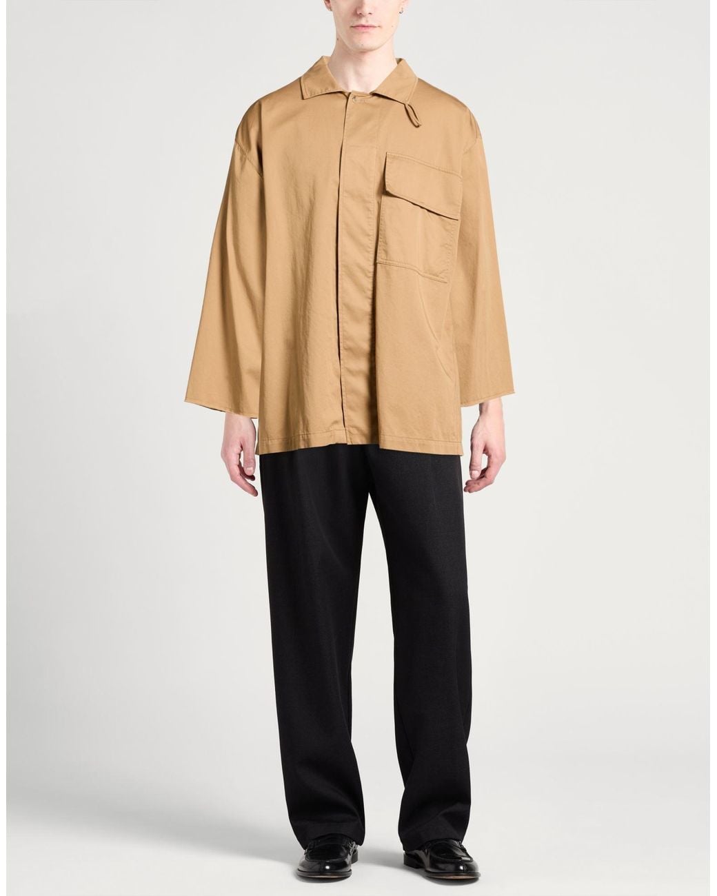 Céline Natural Shirt Cotton, Linen for men